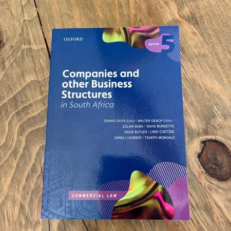 Companies and other business structures in South Africa 5th edition